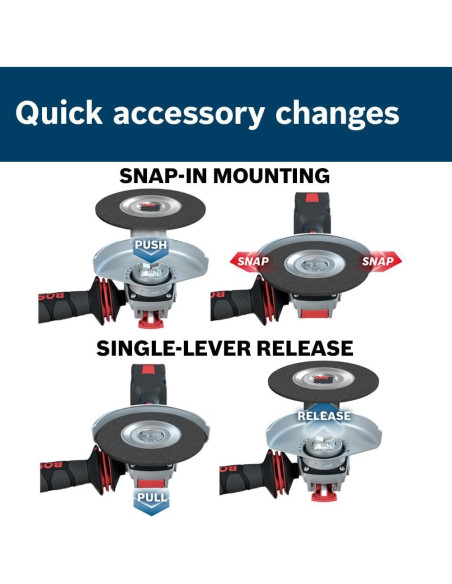 Amoladora Angular Bosch GWX13-60PD 6" X-LOCK 13A