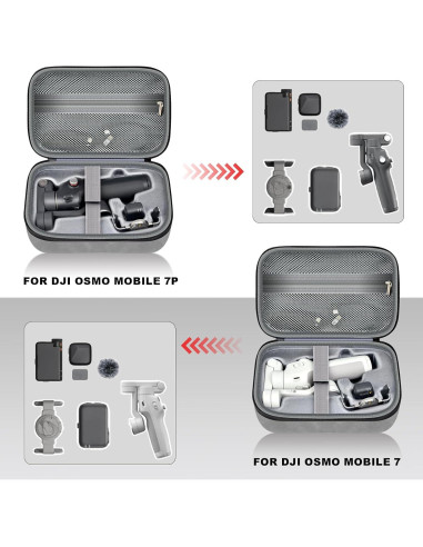 Funda ANKHOH para DJI Osmo Mobile 7P - Impermeable Gris
