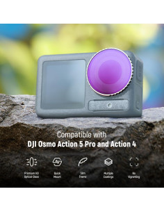 Juego de Filtros ND NEEWER para DJI Osmo Action 4/5 - 4 Piezas 2