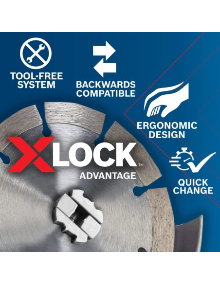 Amoladora Angular Bosch GWX13-60PD 6" X-LOCK 13A