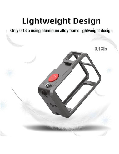 Marco Protector de Aluminio KETOPKIN para DJI Osmo Action 3/4/5 Pro