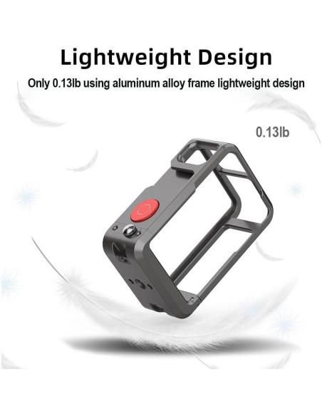 Marco Protector de Aluminio KETOPKIN para DJI Osmo Action 3/4/5 Pro