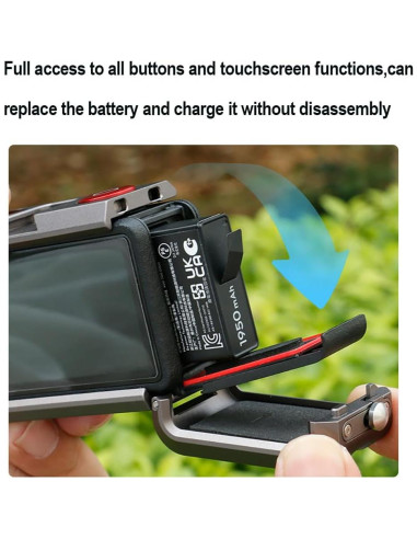 Marco Protector de Aluminio KETOPKIN para DJI Osmo Action 3/4/5 Pro