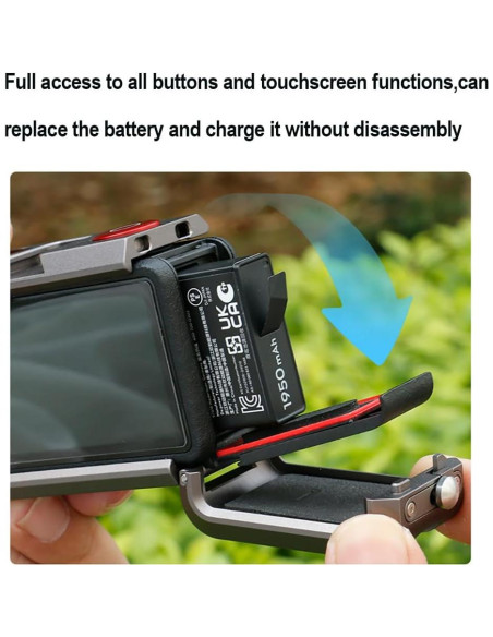 Marco Protector de Aluminio KETOPKIN para DJI Osmo Action 3/4/5 Pro