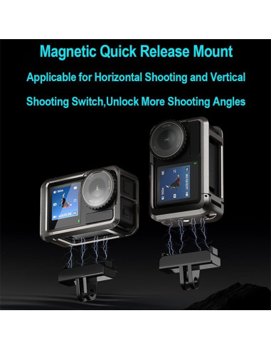 Marco Protector de Aluminio KETOPKIN para DJI Osmo Action 3/4/5 Pro