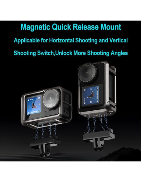 Marco Protector de Aluminio KETOPKIN para DJI Osmo Action 3/4/5 Pro