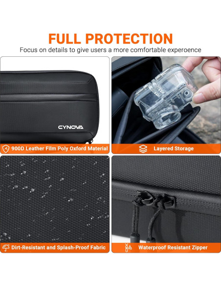 Bolsa de Transporte CYNOVA para DJI Osmo Action 4/5 Pro - Almacenamiento Seguro