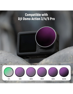 Juego de Filtros ND NEEWER para DJI Osmo Action 5 Pro/4/3 - 6 Piezas 2