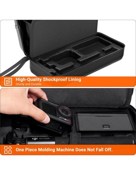 Bolsa de Transporte CYNOVA para DJI Osmo Action 4/5 Pro - Almacenamiento Seguro