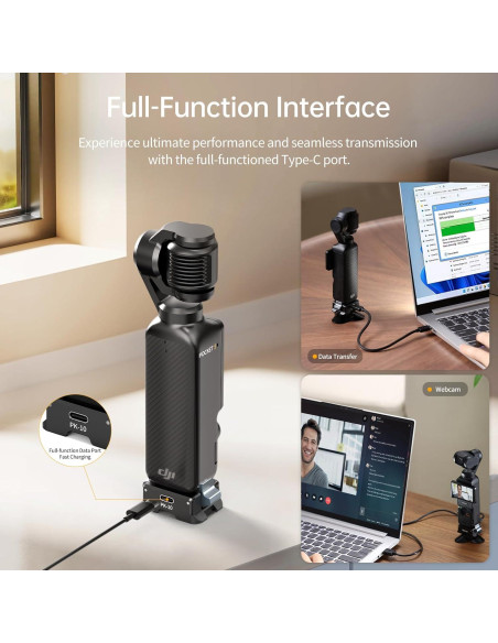 Adaptador de Carga ULANZI PK-10 para DJI Osmo Pocket 3 - Tipo-C