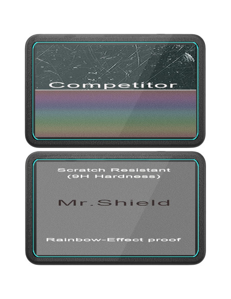 Protector de Pantalla Mr.Shield para DJI Osmo Action 4 - 3 Piezas Vidrio Templado 9H