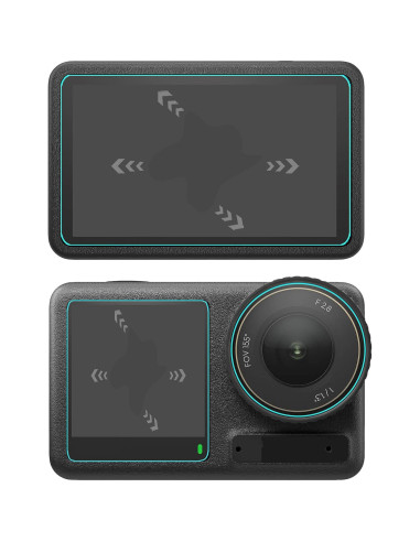 Protector de Pantalla Mr.Shield para DJI Osmo Action 4 - 3 Piezas Vidrio Templado 9H