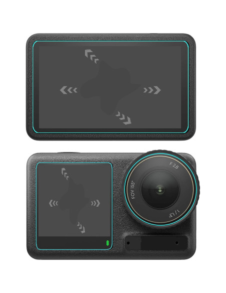 Protector de Pantalla Mr.Shield para DJI Osmo Action 4 - 3 Piezas Vidrio Templado 9H
