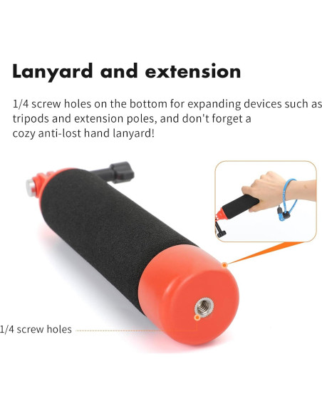 Agarre Flotante Multifuncional SEASKY F1 para Cámaras