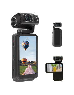 Cámara de mano 5K Yoidesu con pantalla táctil 3.5" y zoom 10X