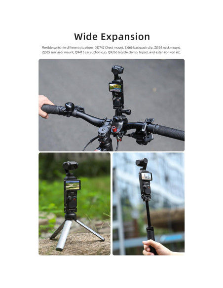 Adaptador de extensión rápida DJI Osmo Pocket 3 - Aluminio