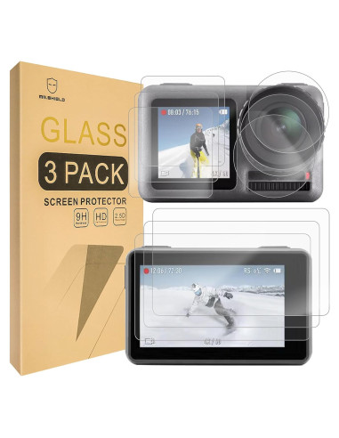 Protector de Pantalla Mr.Shield para Cámara DJI OSMO Action 3 - Vidrio Templado 9H