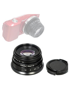 Lente Prime 35mm F1.6 Manual Fotasy para Sony Montura E