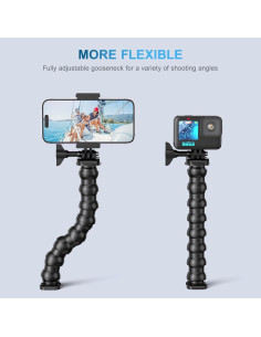 Soporte de Abrazadera Jaws Flex MiPremium para Smartphone y GoPro 2