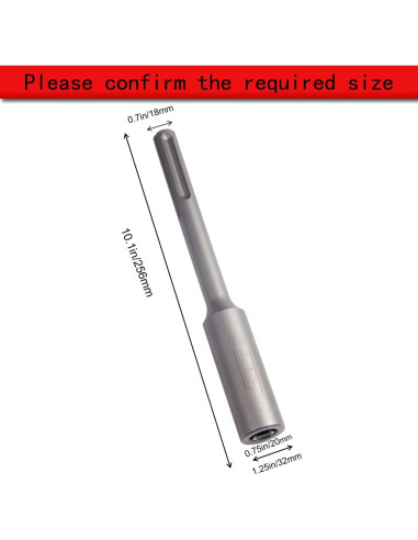 Controlador de Varilla de Tierra Relioky SDS Max 250mm