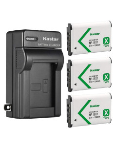Kastar 3 Baterías NP-BX1 y Cargador de Pared para Sony