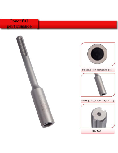 Controlador de Varilla de Tierra Relioky SDS Max 250mm