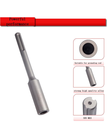 Controlador de Varilla de Tierra Relioky SDS Max 250mm