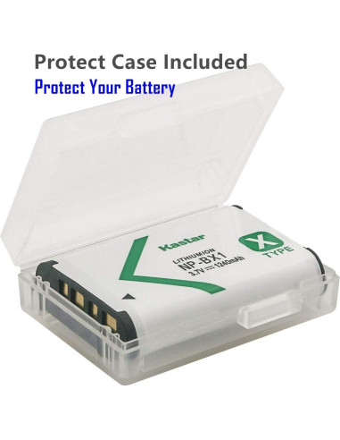 Batería Kastar NP-BX1 para cámaras Sony - 1240mAh
