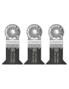 Hoja de sierra Fein Starlock E-Cut 3 piezas - Corte preciso