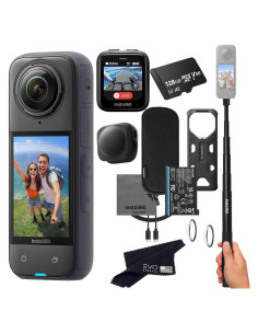 Cámara de Acción 360 Insta360 X4 con GPS y 128GB