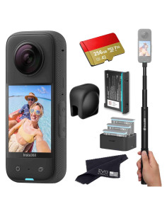 Cámara de Acción 360 Insta360 X3 con Accesorios y 256GB