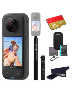 Cámara de Acción 360 Insta360 X3 5.7K HDR + Bullet Time 1TB