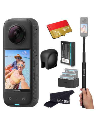 Cámara de Acción 360 Insta360 X3 a Prueba de Agua 5.7K