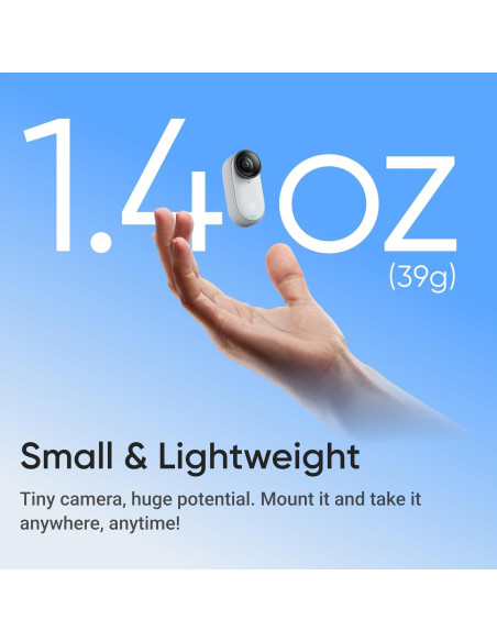 Cámara de Acción Insta360 GO 3S 128GB Negra 4K Impermeable