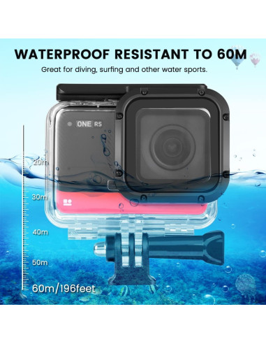 Funda impermeable para cámara Insta360 ONE RS 4K - 60M
