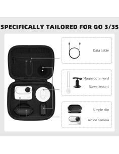 Funda Protectora BRDRC para Insta 360 GO 3S - Almacenamiento Compacto 2