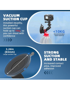 Soporte de Ventosa BRDRC para Coche Pocket 3 Universal 2