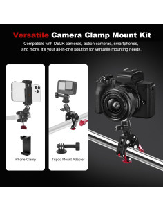 Soporte de Cámara Super Clamp Mechrig SY011 para GoPro y DSLR 2