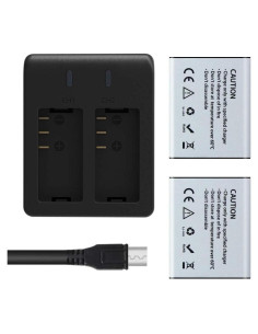 Batería Recargable AKASO 2X 1350mAh para V50X/Brave 4 Pro