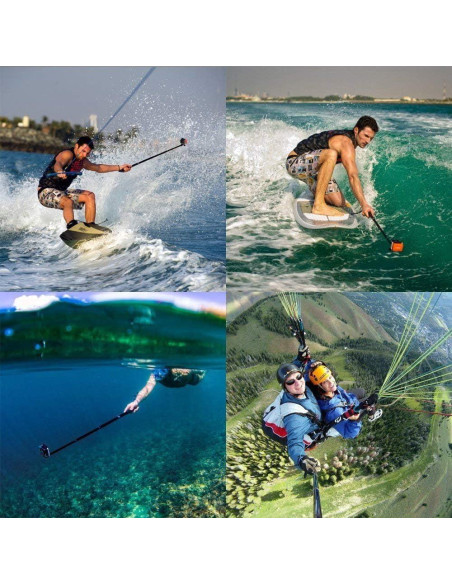 Bastón de Selfie Telescópico Impermeable VVHOOY 30-94 cm