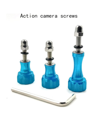 Juego de Tornillos de Pulgar KUDASN 3 Piezas para GoPro