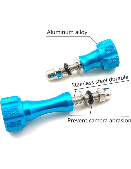 Juego de Tornillos de Pulgar KUDASN 3 Piezas para GoPro