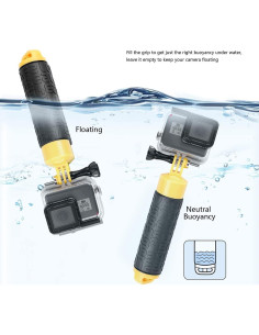Mango Flotante Impermeable SOONSUN para GoPro y Cámaras de Acción 2