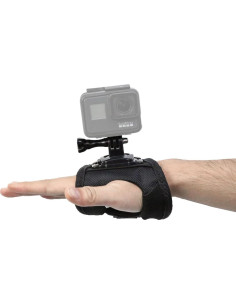 Soporte de mano giratorio 360 Haoyou para cámaras de acción 2