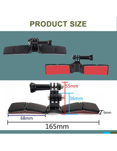 Montaje en Barbilla para Casco SRUIM - Compatible con GoPro e Insta360 2