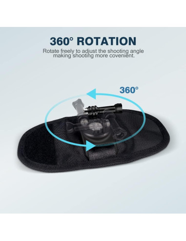 Soporte de Correa de Mochila ParaPace para GoPro Hero 10/9/8/7/6/5/4/3+