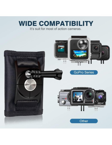 Soporte de Correa de Mochila ParaPace para GoPro Hero 10/9/8/7/6/5/4/3+