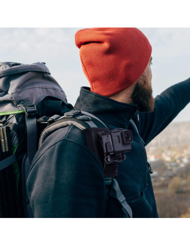 Soporte de Correa de Mochila ParaPace para GoPro Hero 10/9/8/7/6/5/4/3+