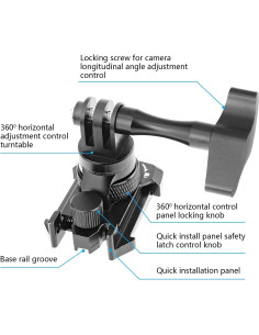 Clip de Montaje Rápido 360 para GoPro Hero 8/9/10/11/12 2