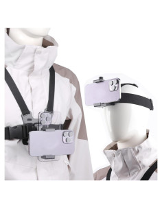 Arnés de cámara de acción Lupholue para GoPro y teléfono móvil